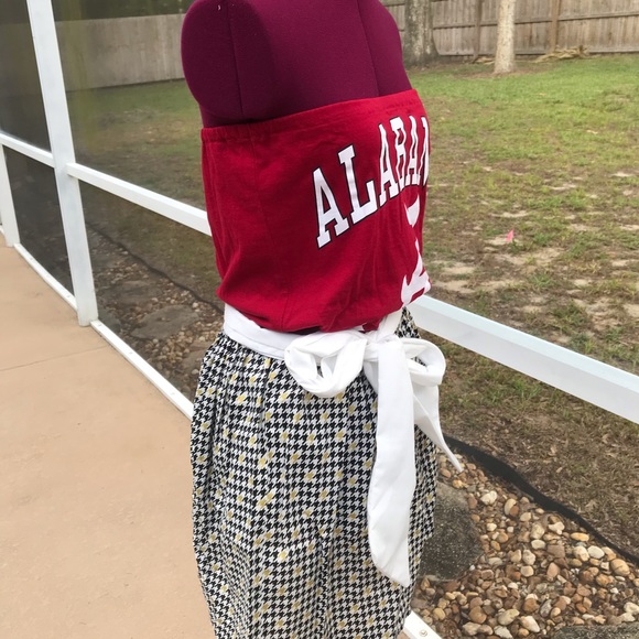 Alabama Crimson Tide strapless dress with sash - Picture 4 of 4